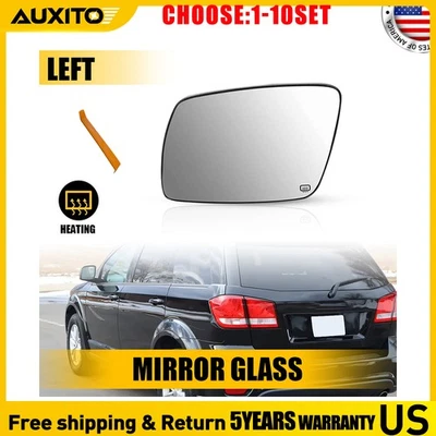 Espejo retrovisor térmico del lado izquierdo del conductor para Dodge Journey 2009-2020 1-10X Foto 1 de 4