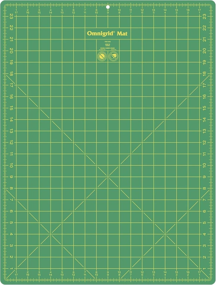 Omnigrid 24WG Gridded Mat, 18 x 24-Inch,green - Image 1 of 2