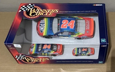 1999 Jeff Gordon Dupont Winners Circle 3 car set 1:24 1:43 & 1:64 scale - Image 1 of 3