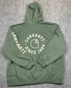 Sudadera con Capucha Carhartt Nueva con Etiquetas Sudadera con Capucha para Hombres 3XL Rain Defender Verde Calce Suelto - Imagen 1 de 13