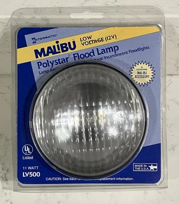 Malibu Intermatic Polystar Low Voltage 12V Flood Lamp LV500 11 Watt NOS - Image 1 of 2