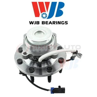 WJB Wheel Bearing & Hub Assembly for 2003-2014 Chevrolet Express 3500 4.8L fp Foto 1 de 4