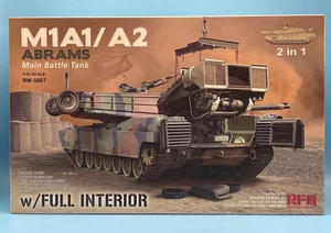 RyeField Model RM 5007 RFM 1/35 M1A1/M1A2 w/ Full Interior Brand New Complete - Picture 1 of 2