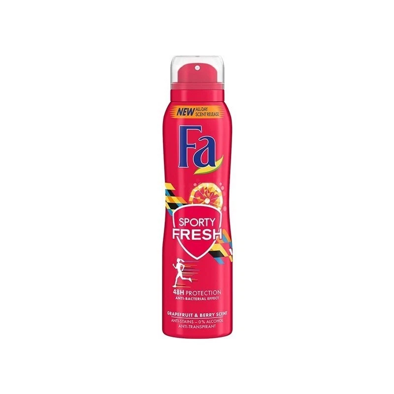Spray antitranspirante Fa SPORTY FRESH aroma a pomelo y bayas ENVÍO GRATUITO Foto 1 de 1