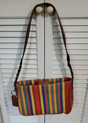"Relic" Colored Striped Small Shoulder Bag - Image 1 of 4