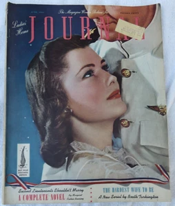 LADIES HOME JOURNAL Mag June 1942 Woman & Officer on cover by Halleck Finley - Picture 1 of 22