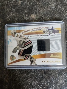2001-02 Bowman Topps Young Stars Jersey Kyle Calder Card# FFJ-KC - Picture 1 of 2