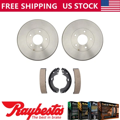 Rear Kit Brake Drums & Brake Shoes For 2008 Mazda Tribute - Raybestos - Image 1 of 4