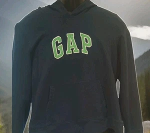 GAP Hoodie Youth Kids Size XL Navy Pullover Sweatshirt Kids Hoodie stretch  - Picture 1 of 4