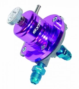 Sytec 1:1 Adjustable Fuel Pressure Regulator 1-5 BAR SAR003P JIC6 (AN6) PURPLE - Picture 1 of 1