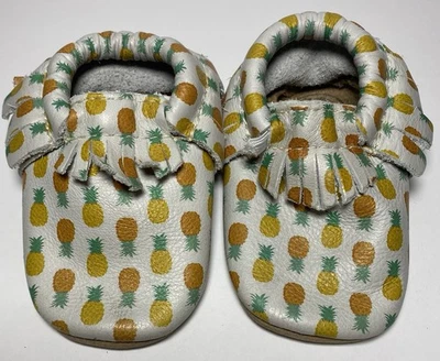 Zapato recién elegido bebé talla 3 piñapple flecos mocasines Foto 1 de 4