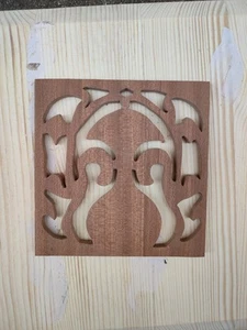 veneer inlay / fretwork scroll saw pattern - Picture 1 of 7