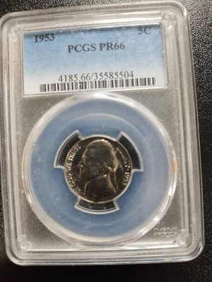 1953 P Nickel PCGS PR-66 - Image 1 of 2