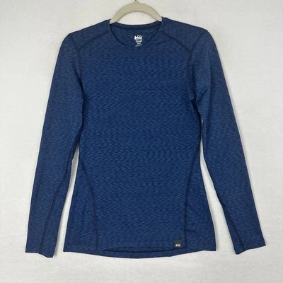 REI Co-op Womens T Shirt Midweight Crew Stretch Long Sleeve Blue Size XS NWT - Image 1 of 4