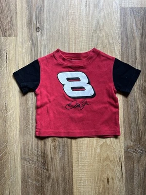Винтажная красно-черная футболка Dale Earnhardt Jr #8 для малышей 2T NASCAR Racing - Изображение 1 из 3