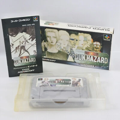 FRONT MISSION GUN HAZARD Super Famicom Nintendo 0252 sf - Image 1 of 4