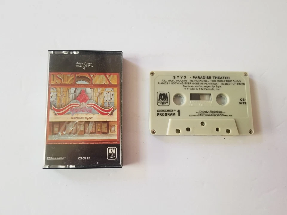 Styx - Paradise Theater - Cassette Tape - Image 1 of 1