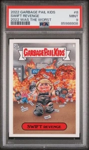 2022 Topps Garbage Pail Kid GPK /1791 Was Worst #8 Taylor Swift Revenge SP PSA 9 - Bild 1 von 4