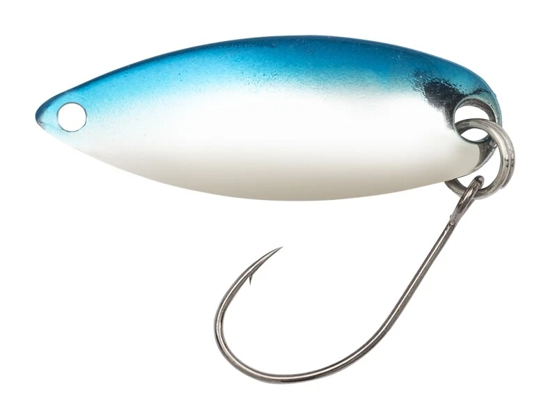 Berkley Area Spoon Kogarana | 2,2g | Edge Stripe Silver/Blue/Silver - Bild 1 von 1
