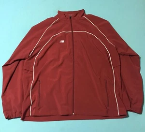 New Balance / 2XL / Maroon / Full Zip / Jacket / Windbreaker - Picture 1 of 12