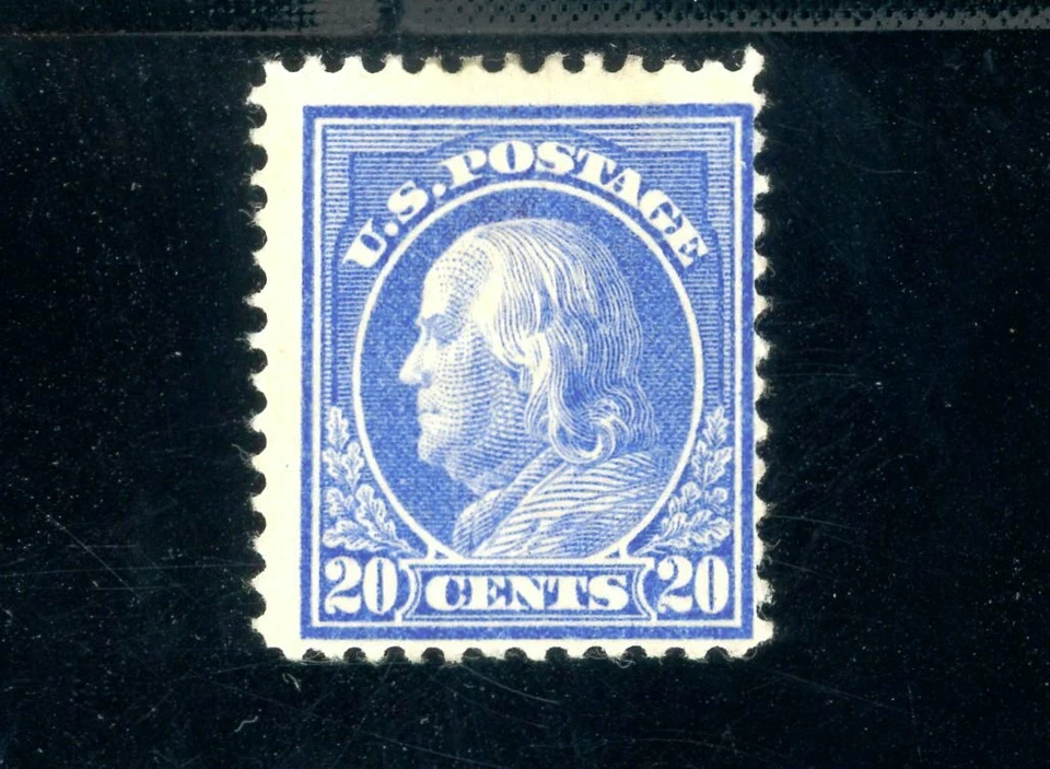 USAstamps Unused FVF US Series of 1912 Franklin Scott 419 OG MHR - Image 1 of 2