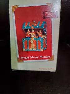 Hallmark MERRY MUSIC MAKERS 2002 Keepsake Ornament Aufzieh Sound & Bewegung Neu im Karton - Bild 1 von 5