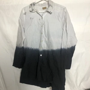 Tulip Woman's Top Black White Small Sleeve Scoop Neck - Picture 1 of 4