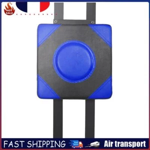 # Tapis de boxe en cuir PU, cible murale carrée pour Arts martiaux, karaté (bleu - Photo 1/10