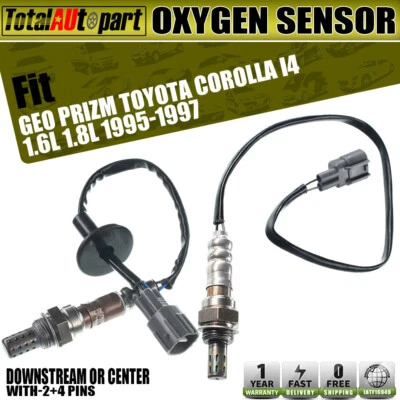 2x Oxygen Sensor for GEO Prizm Toyota Corolla 1996-1997 Upstream and Downstream - Image 1 of 4