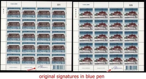 Sweden Thailand joint issue 2002 MNH Scott #2445c, 2040-2041 signed Cz. Slania - Picture 1 of 3
