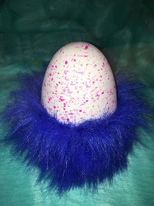 Nest Bed For Hatchimals or POMSIES Fuzzy Royal Blue Great for Christmas - Imagen 1 de 2