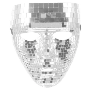 Silver Masquerade Mask for Women Glitter Party Man Supply - Picture 1 of 12