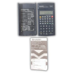 Sharp Scientific Calculator Model EL-531LH w/ Lid & Manual (Tested & Working) - Picture 1 of 9