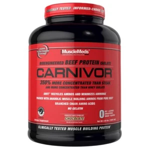 MuscleMeds CARNIVOR Beef Protein Isolate, 4 lbs (1.82 kg) 56 Serves, 8 Flavours - Picture 1 of 19