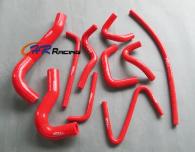 Silicone Radiator Hose For FORD RANGER PJ 3.0 2.5 TURBO DIESEL 2006-2011 RED - image 1 of 4