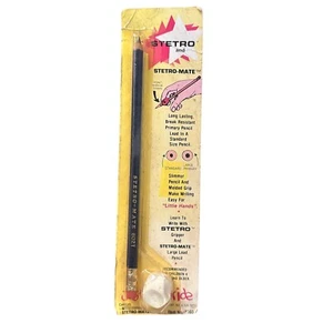Vintage Stetro Pencil Grip And Stetro-mate Pencil For Kids Writing Aid NOS - Picture 1 of 4
