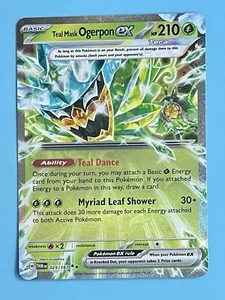 Pokemon Karte TCG Teal Mask Ogerpon ex 025/167 Sv06: Twilight Masquerade Holo - Bild 1 von 2