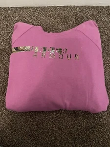 Under Armour Hoodie Women’s Size S Purple Cold Gear Loose Camo Sweater - Picture 1 of 3