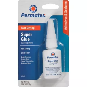 Permatex For Super Glue 1 ozPermanent Transparent Bond Fills Gaps To 0.004 49450 - Bild 1 von 1