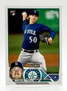 2023 Topps Update Series Rookie Debut Bryce Miller RC Seattle Mariners - Picture 1 of 2