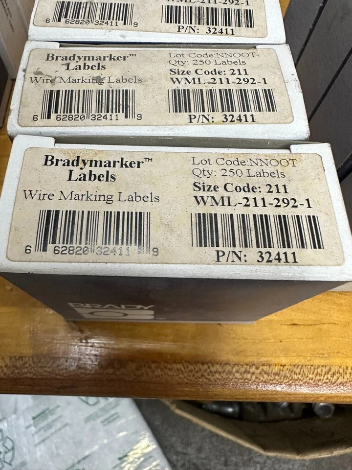 (1) BRADYMAKER WIRE MARKING LABELS WML-211-292-1  - W73 - Image 1 of 1