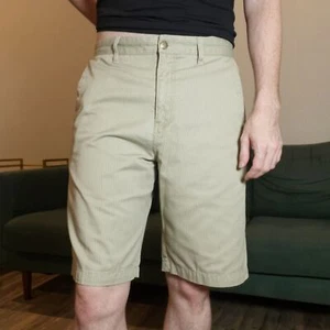 Volcom Men's 34W Beige Frickin Stripe Chino Shorts - Picture 1 of 4