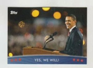 Presidente degli Stati Uniti Barack Obama 2008 TOPPS "SÌ, LO FAREMO!" ROOKIE CARD #89 - Foto 1 di 1
