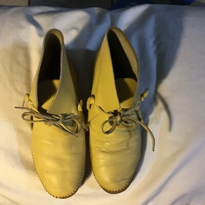 Vnt 1960's Sioux Max Moccasins Singl Lace Fawn Orig Box Sz 6? Women Description - Image 1 of 4