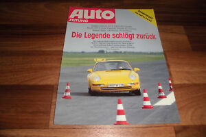 Auto Zeitung Sonderdruck 24/93 -- PORSCHE 911 CARRERA-RENAULT ALPINE A 610 TURBO