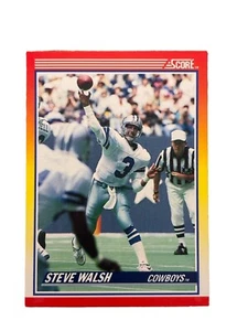 Brand New: Vintage 1990 SCORE Steve Walsh Dallas Cowboys Trading Card  - Picture 1 of 2