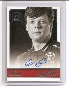 Tarjeta automática Panini Donruss Erik Jones Studio 2017 - Imagen 1 de 2