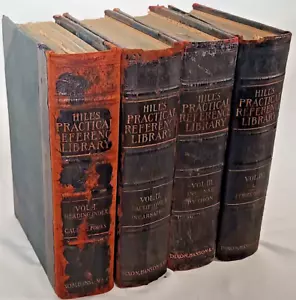 Hill's Practical Reference Library of General Knowledge 1906 4 Vol Set L Vaughan - Picture 1 of 15