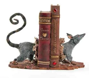 Halloween Collezione Katherine's Shakesfeare Rat Bookend Casa Vacanze Accento NUOVO - Foto 1 di 4