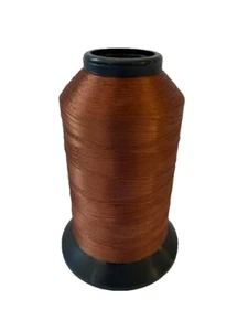 BULK SPOOL Fishing Rod Whipping Thread 4oz Spool CHESTNUT BROWN GRADE A - Picture 1 of 2